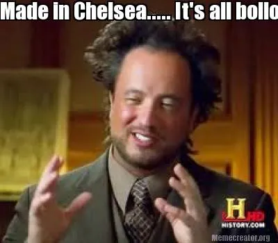 Made in Chelsea..... It's all bollox
