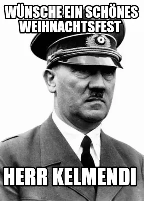 Wünsche ein schönes Weihnachtsfest Herr Kelmendi