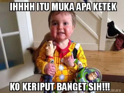 Funny IHHHH ITU MUKA APA KETEK KO KERIPUT BANGET SIH!!!