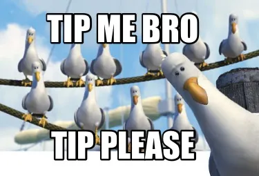 TIP ME BRO TIP PLEASE