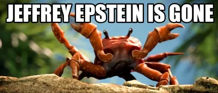 Funny Jeffrey Epstein is gone