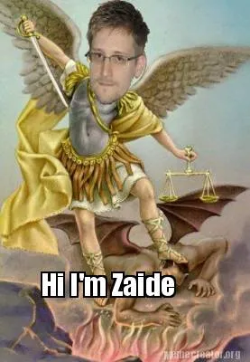 Hi I'm Zaide