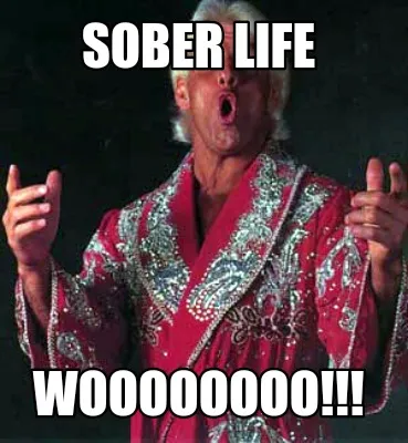 Funny SOBER LIFE Woooooooo!!!