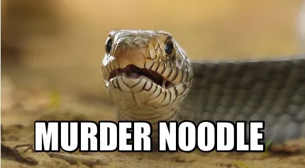 Funny Murder Noodle
