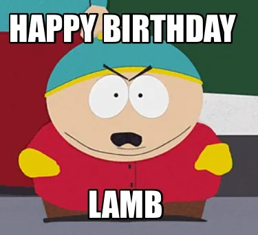 Funny Happy birthday Lamb