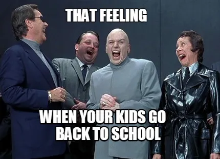 Funny that feeling when your kids go