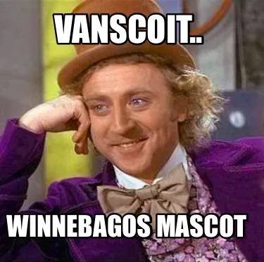 Funny Vanscoit.. Winnebagos mascot