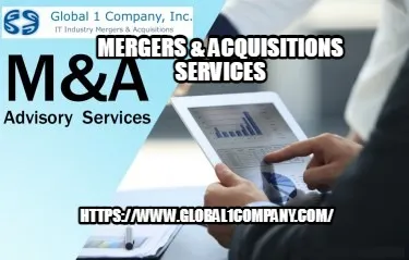 Funny Mergers & Acquisitions Services https://www.global1company.com/
