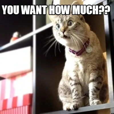 Funny You want how much??