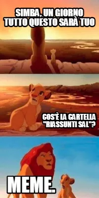 Funny Simba, un giorno tutto questo sarà tuo Cos'è la cartella "riassunti SAL"?