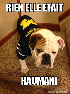 RIEN ELLE ETAIT HAUMANI