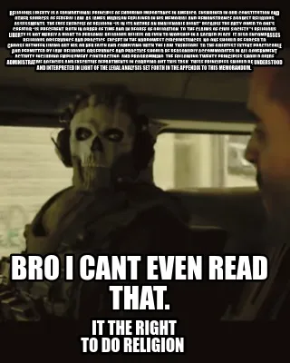 Funny Religious liberty is a foundational principle of enduring importance in America,