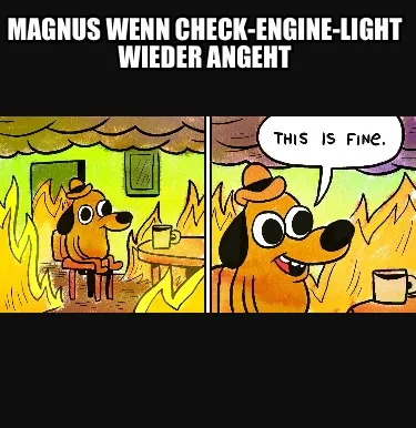 Magnus wenn Check-Engine-Light wieder angeht
