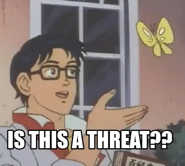 Funny IS THIS A THREAT??