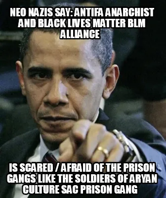 Neo Nazis Say Antifa Anarchist And Black Lives Matter Blm Alliance Is Scared Afr