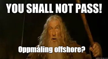 Oppmåling offshore?