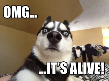 Funny OMG… …IT’S ALIVE!