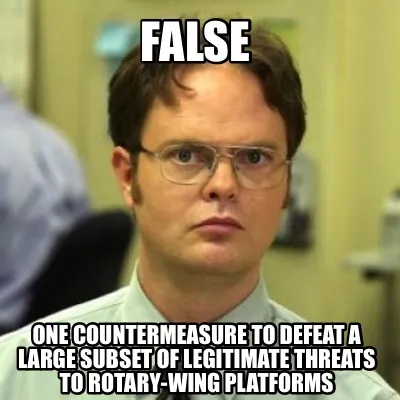 False One countermeasure to defeat a large subset of legitimate threats to rotar