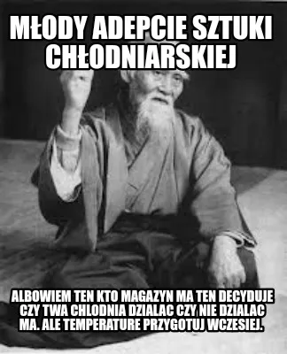 Mody Adepcie Sztuki Chodniarskiej Albowiem Ten Kto Magazyn Ma Ten Decyduje Czy T