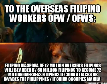 TO THE OVERSEAS FILIPINO WORKERS OFW / OFWS: FILIPINO DIASPORA OF 12 MILLION OVE
