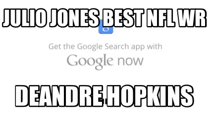 Funny Julio Jones best nfl wr Deandre Hopkins