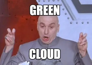 Funny Green Cloud