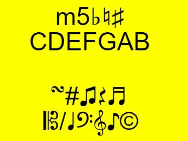 M5 Cdefgab