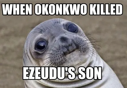 When Okonkwo killed Ezeudu's son