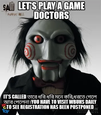 Lets Play A Game Doctors Its Called You Have To Visit Wbuhs Daily To See Registr