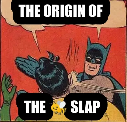 Funny The origin of The ???? slap