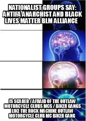 Nationalist Groups Say Antifa Anarchist And Black Lives Matter Blm Alliance Is S