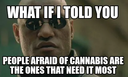 What if I told you People afraid of cannabis are the ones that need it most