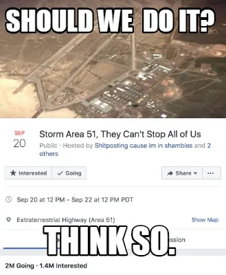 Should we do it? think so.