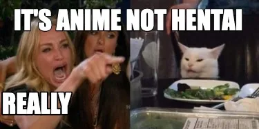 IT'S ANIME NOT HENTAI REALLY