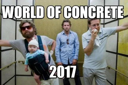 Funny World of Concrete 2017