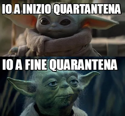 Funny io a inizio quartantena io a fine quarantena