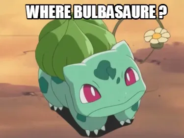 Where bulbasaure ?