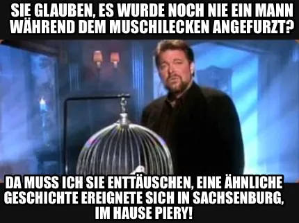 Funny Sie glauben, es wurde noch nie ein Mann während dem Muschilecken angefurzt? Da