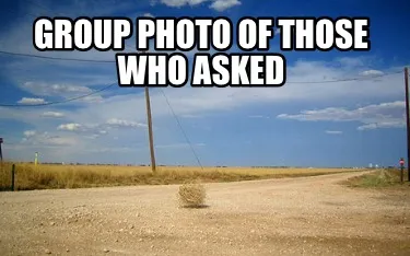 Funny Group photo of those who asked