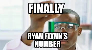 Finally Ryan Flynn’s number