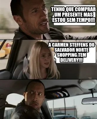 TENHO que comprar um presente mas estou sem tempo!!! A Carmen Steffens do Salvad