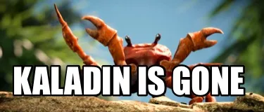 Funny KALADIN IS GONE