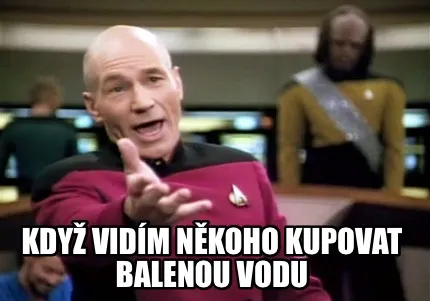 Kdy Vidm Nkoho Kupovat Balenou Vodu