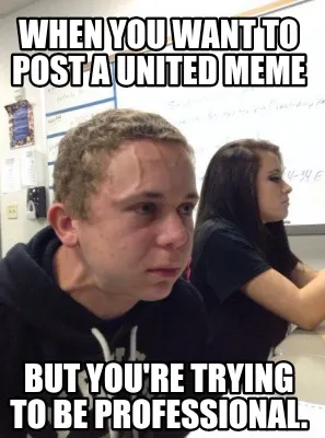 When you want to post a United