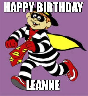 Happy birthday Leanne