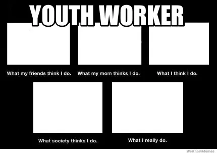 Funny Youth worker