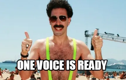One Voice is ready