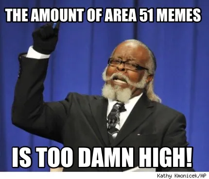 The amount of Area 51