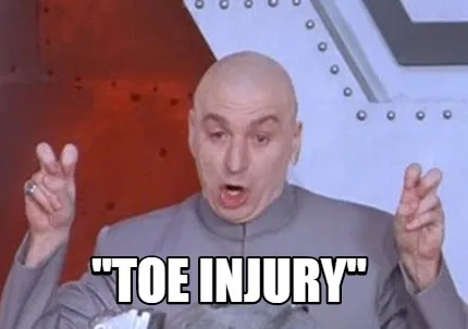 "Toe injury"