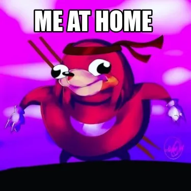 Funny me at home